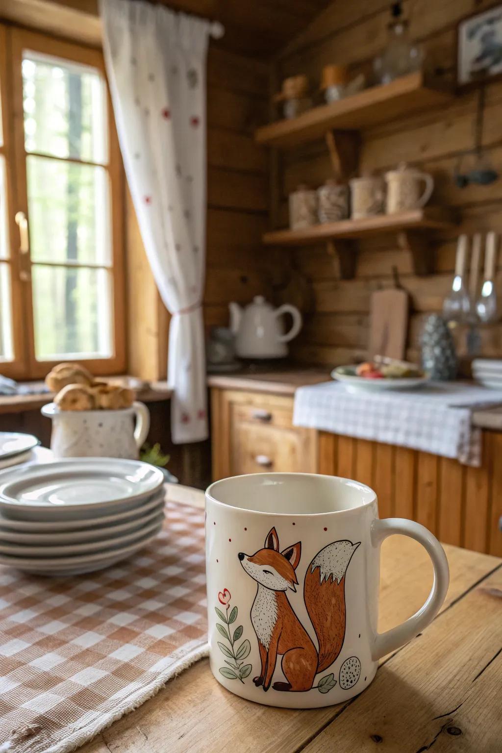 Cute animal-themed cups bring nature to your table.