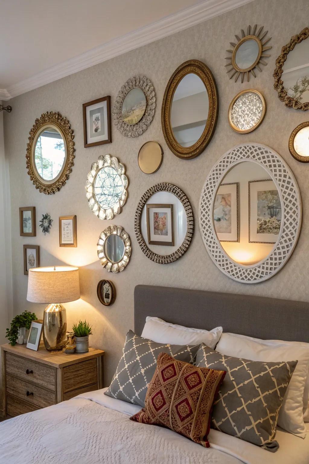 A glass wall that expands space and reflects elegance