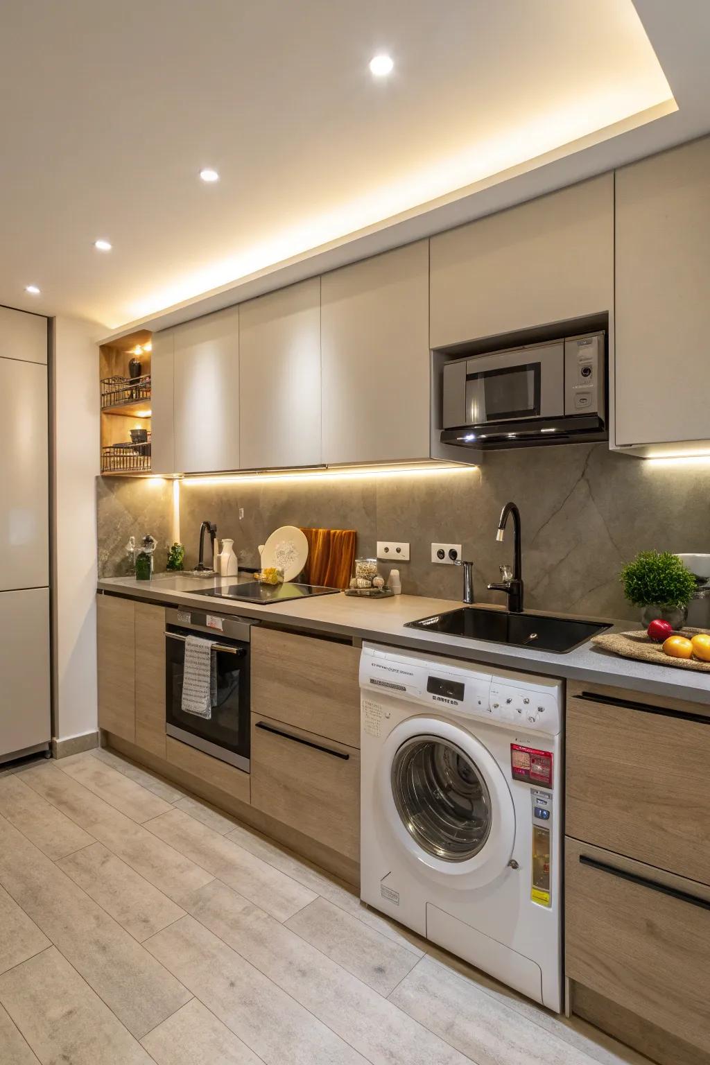 Intelligent appliance integration can optimize your kitchen design.