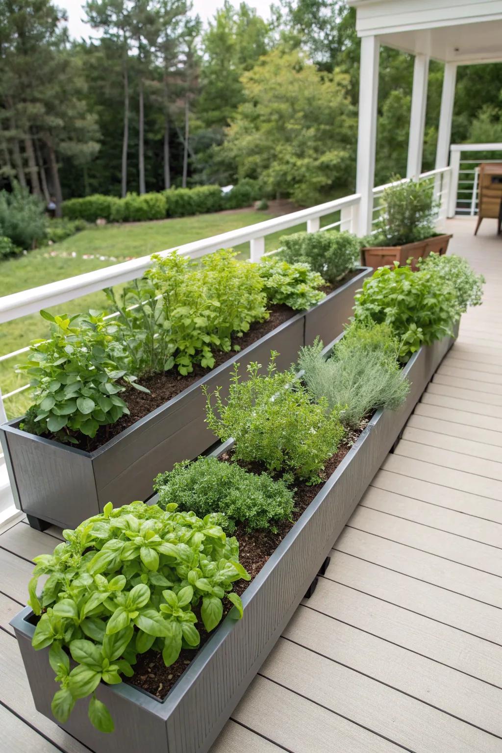 Keep your herb garden neat with a strategic layout.