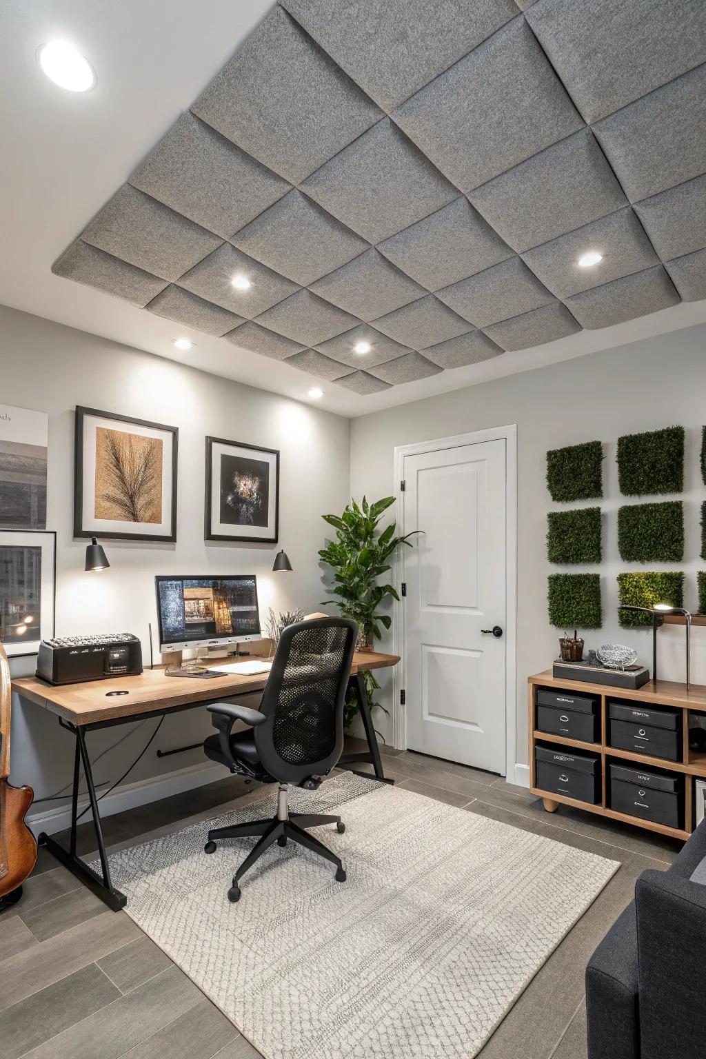 Stylish and functional acoustic boards for a peaceful workspace.