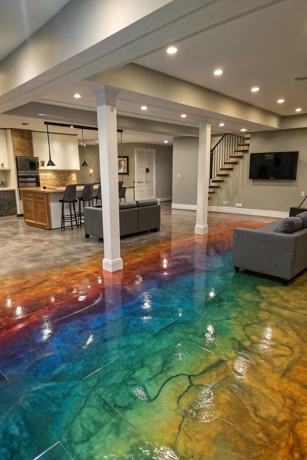 River effects present color and motion.