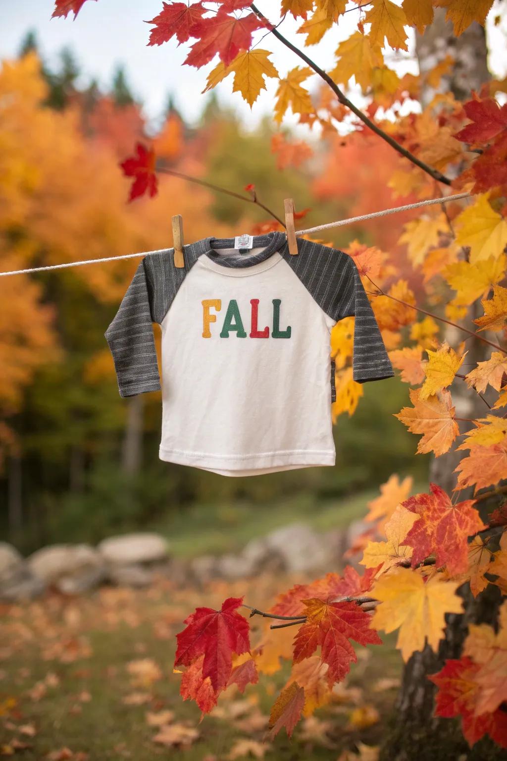 Shirts with festive phrases are perfect for celebrating the fall season.