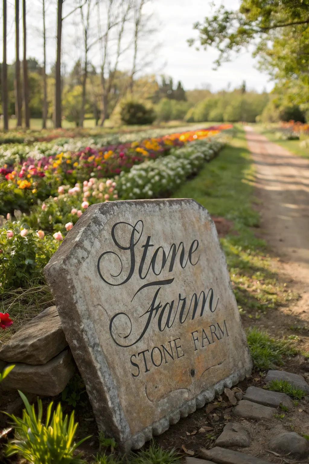 An etched stone marker offering timeless elegance and resilience.