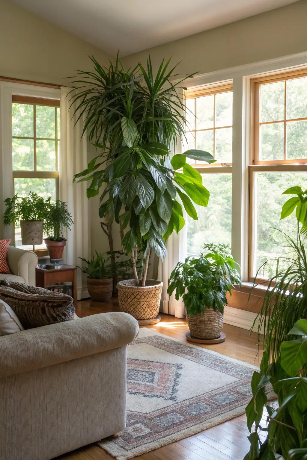 Plants giving life to your spaces.