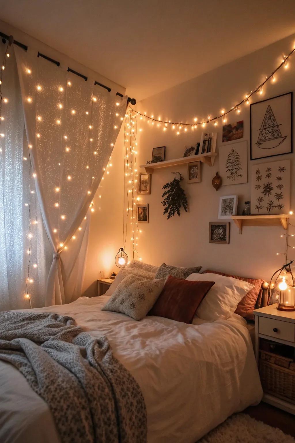 Warm lighting creating a cozy and inviting atmosphere.