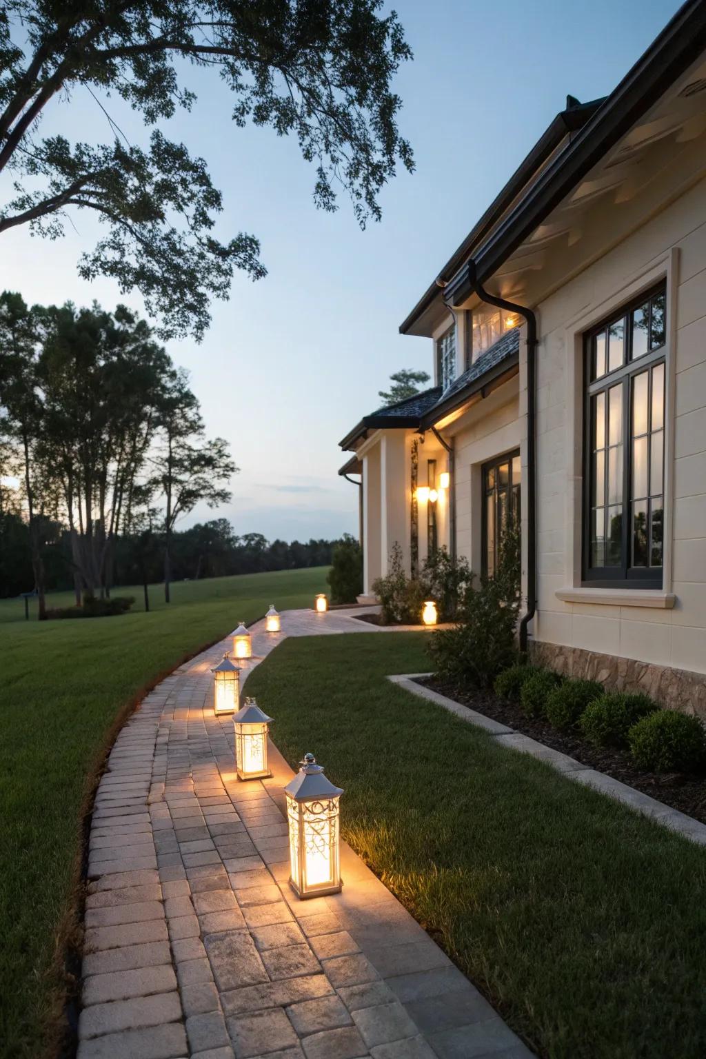 Outdoor lighting improves your home’s look and safety.