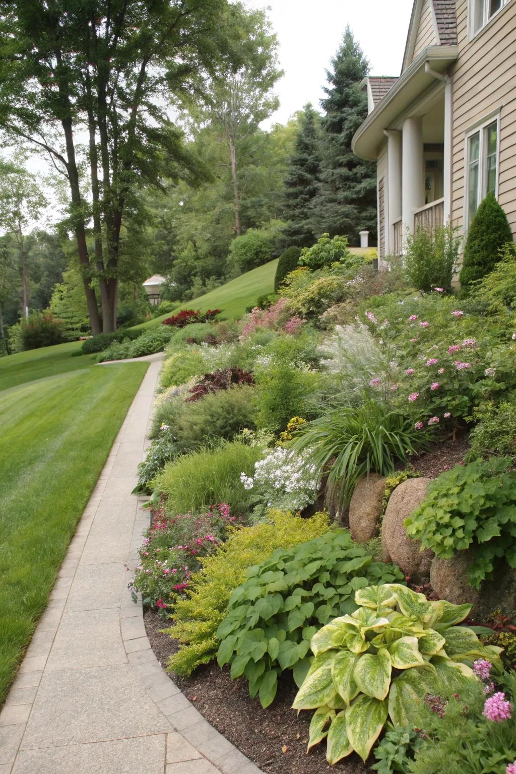 Nature-inspired themes bring harmony to your berm.