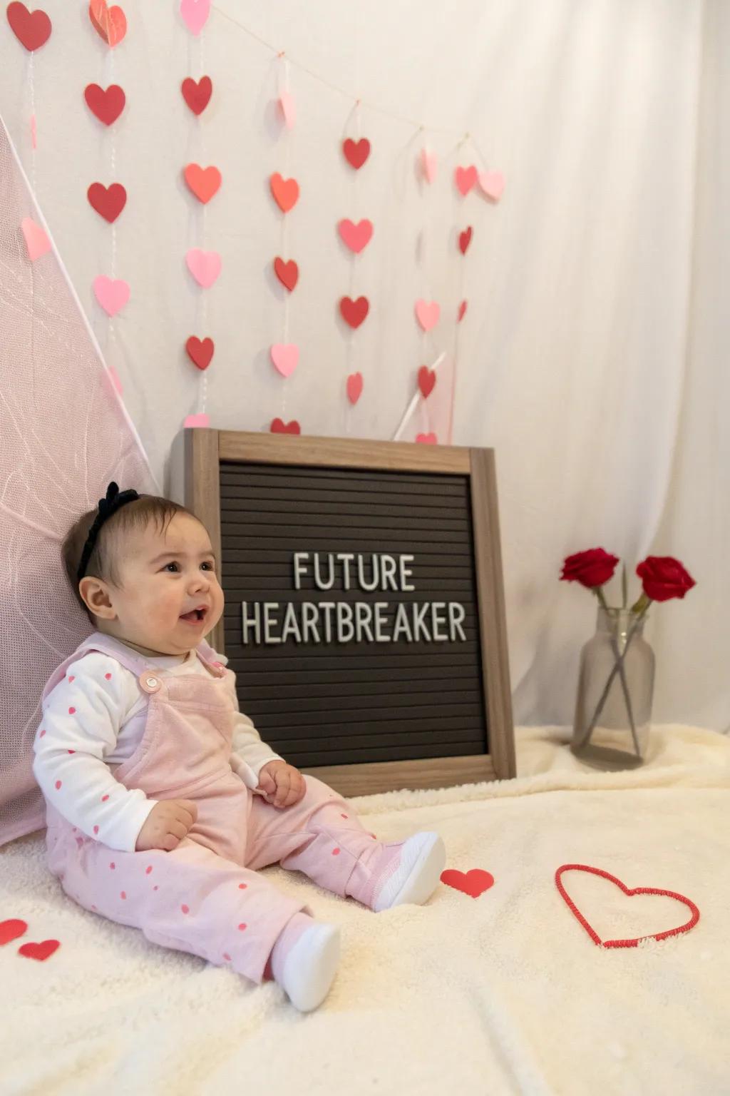 A funny prediction of your baby's charming future.