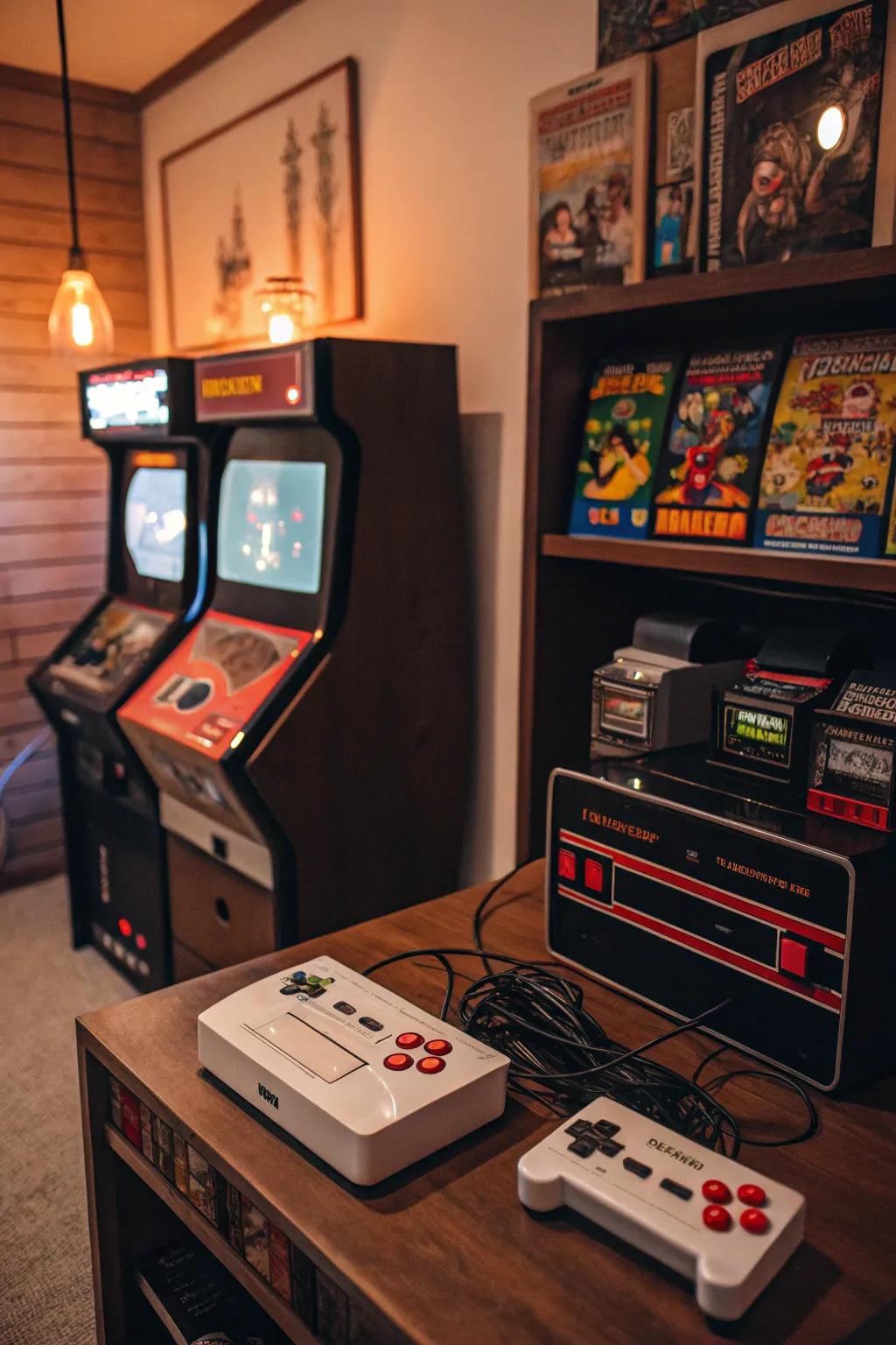Vintage elements add charm and nostalgia.