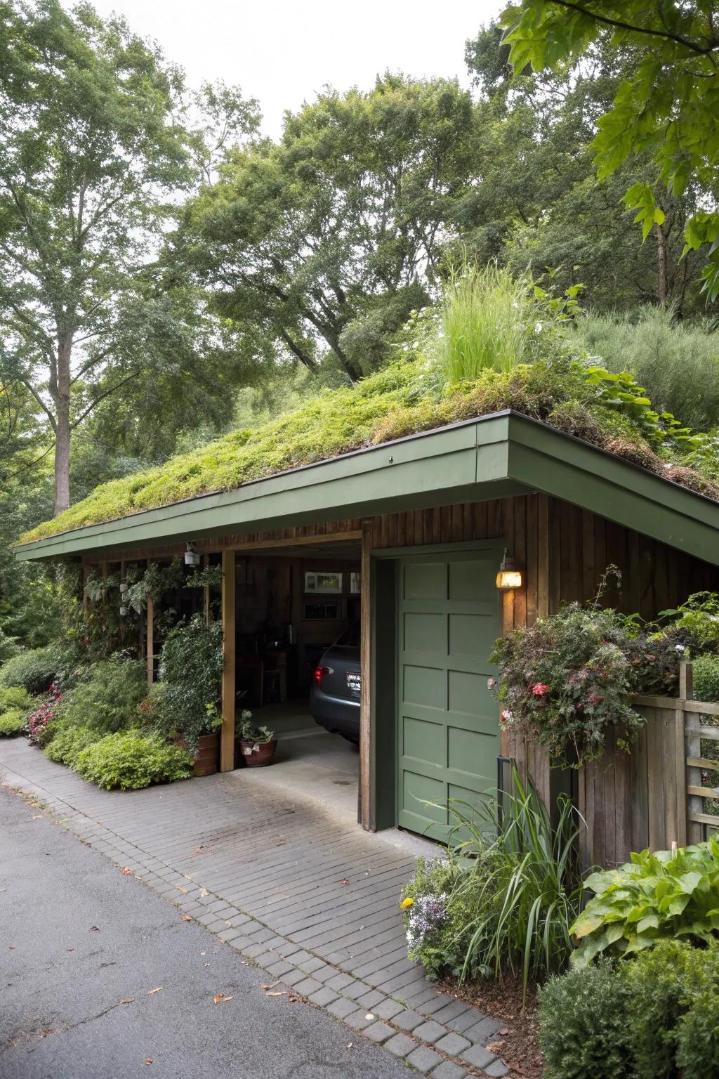 A verdant roof extension that is equally eco-conscious and visually stunning.