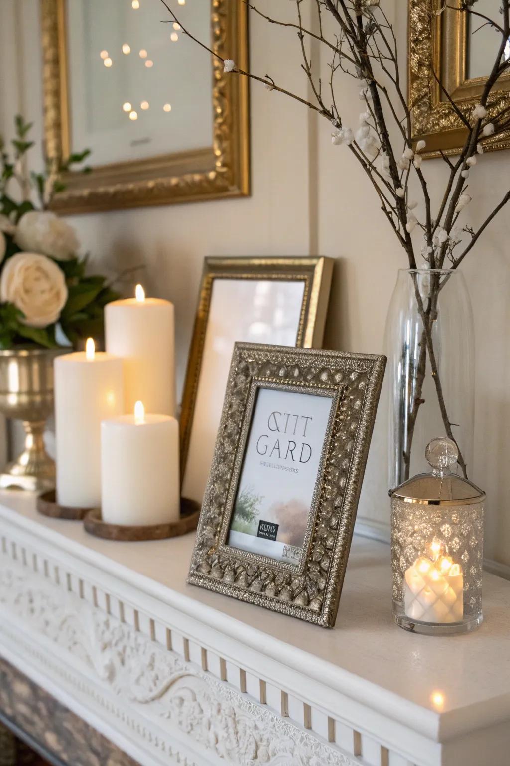 Gift cards transform into art when beautifully framed.