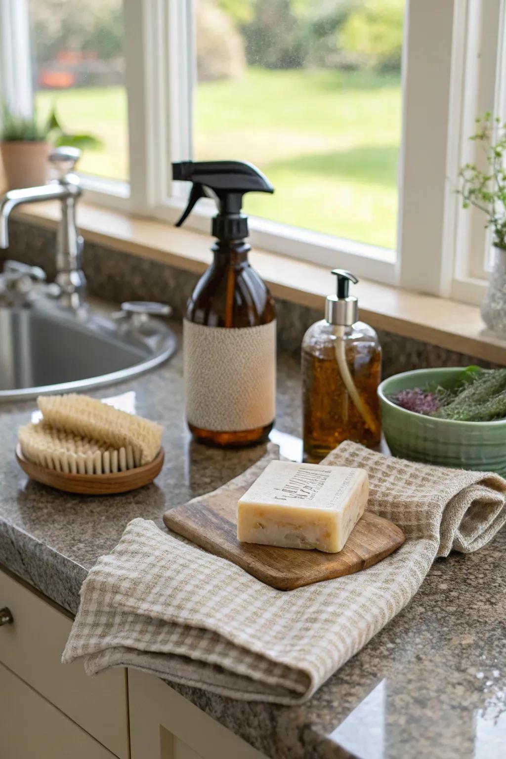 Maintain a spotless home with these eco-friendly cleaning must-haves.