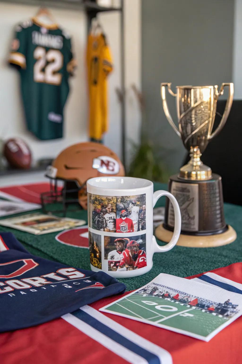 A mug that scores big with sports lovers.