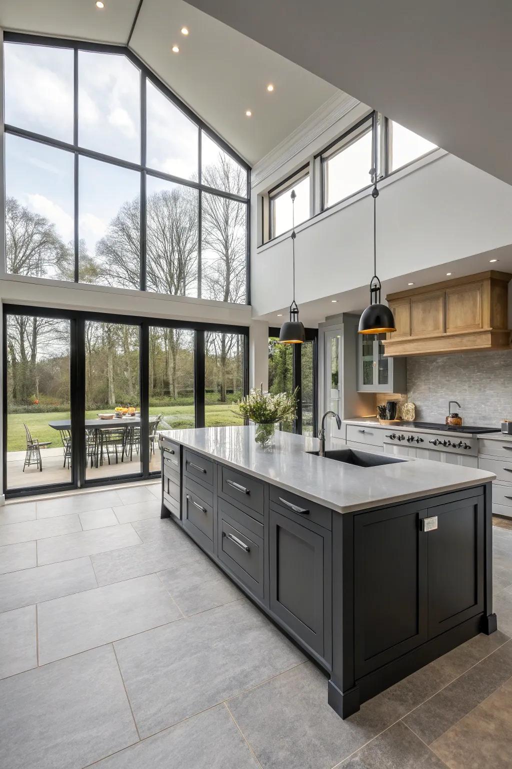 Open designs create a welcoming and interactive space.