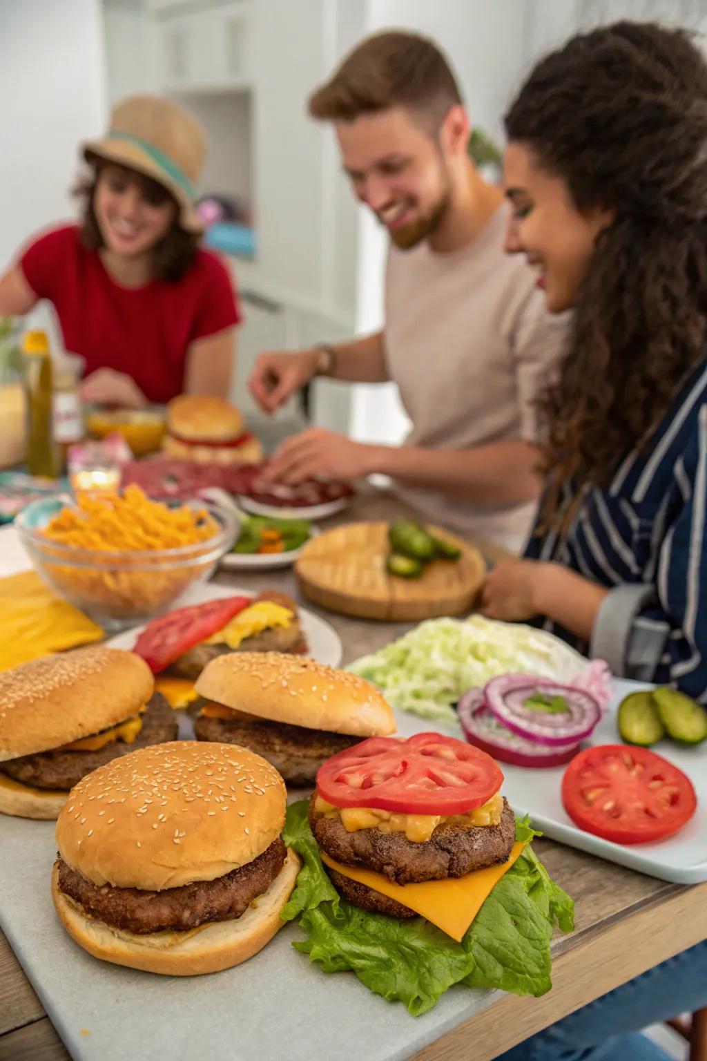 Create the ideal burger to suit your tastes.