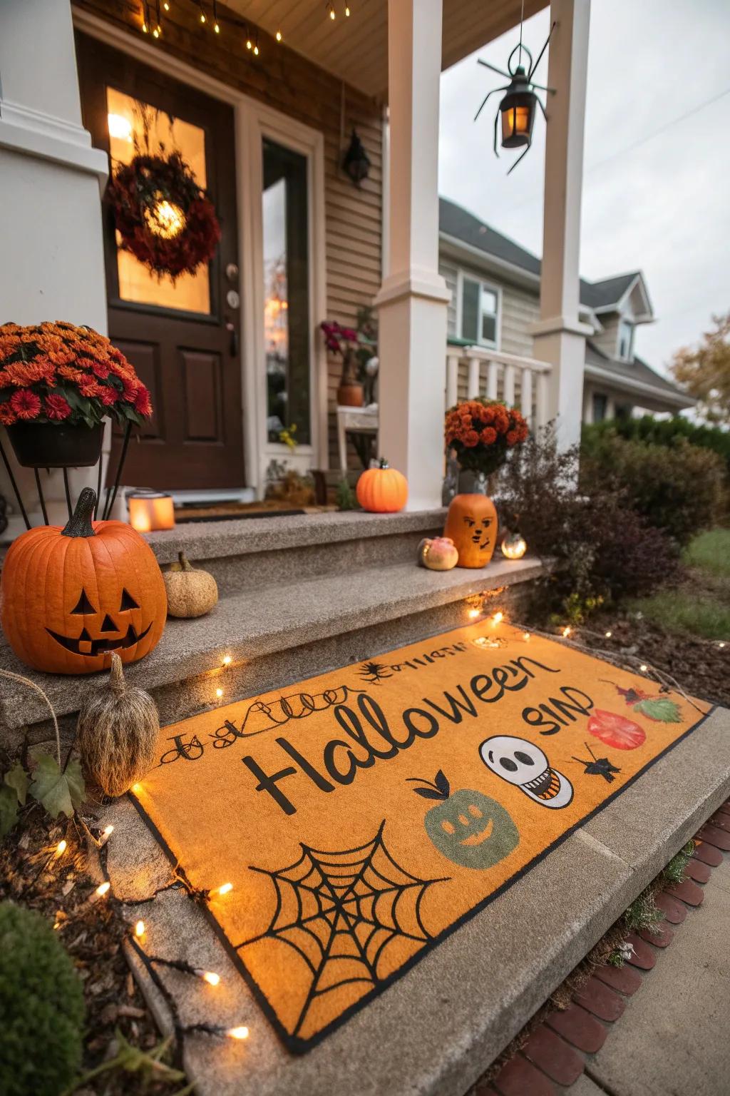 A personalized touch makes your Halloween decor uniquely yours.