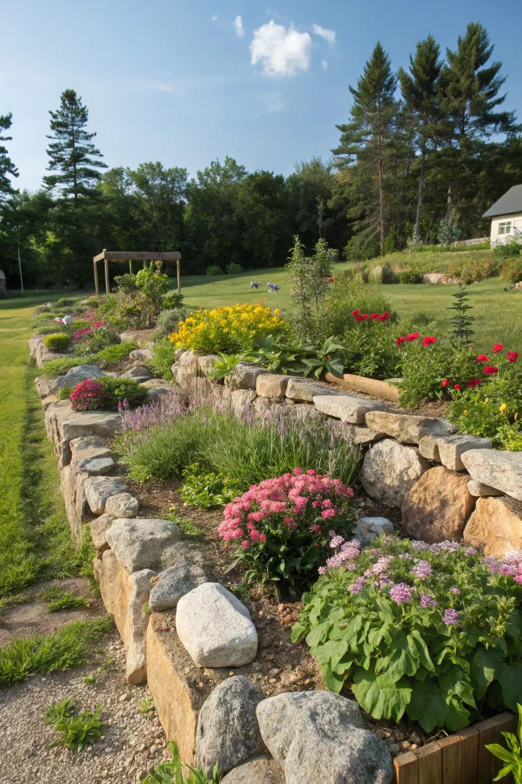 Elevated beds include structure and variety to your garden layout.