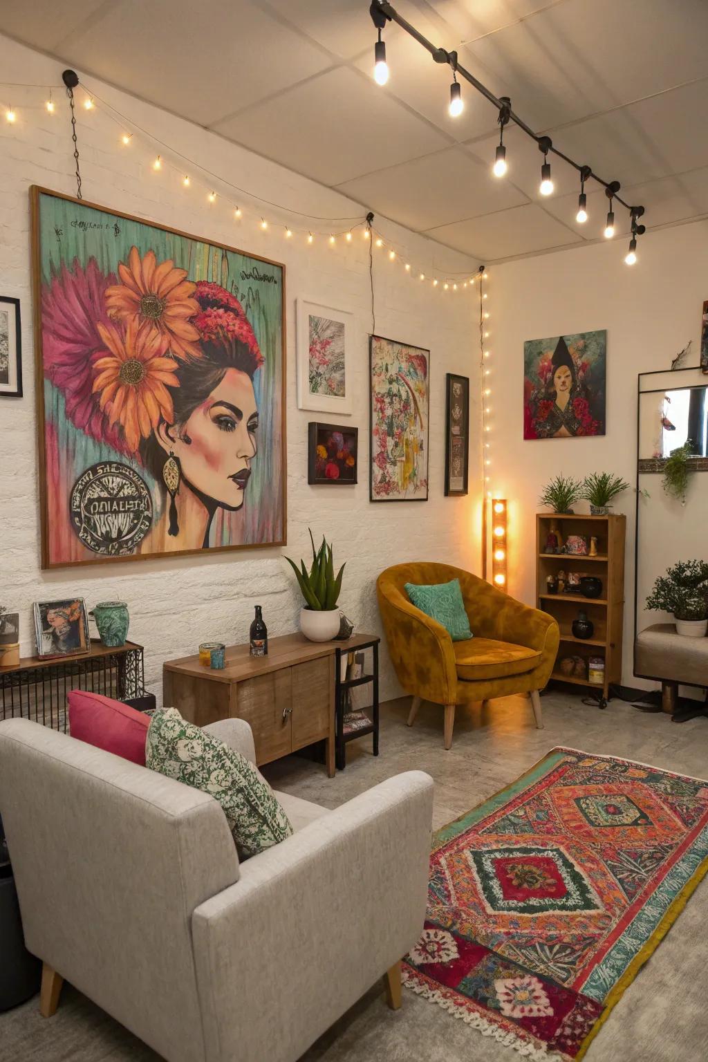 Infuse personal touches to create a uniquely inviting salon.