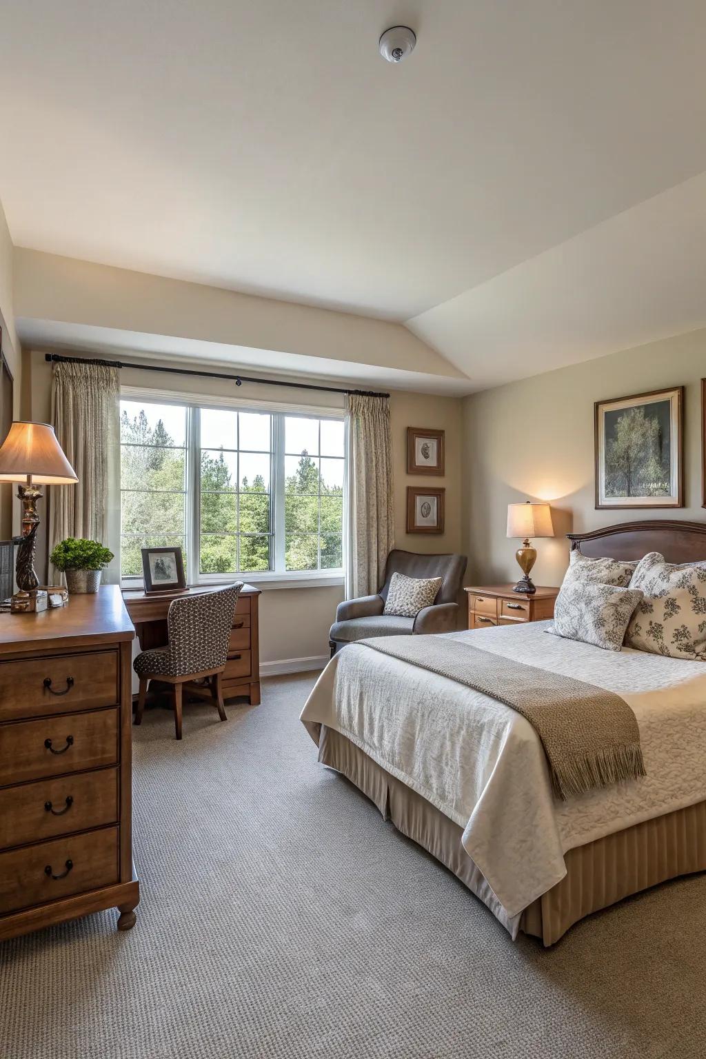 A well-planned layout enhances the sense of space.