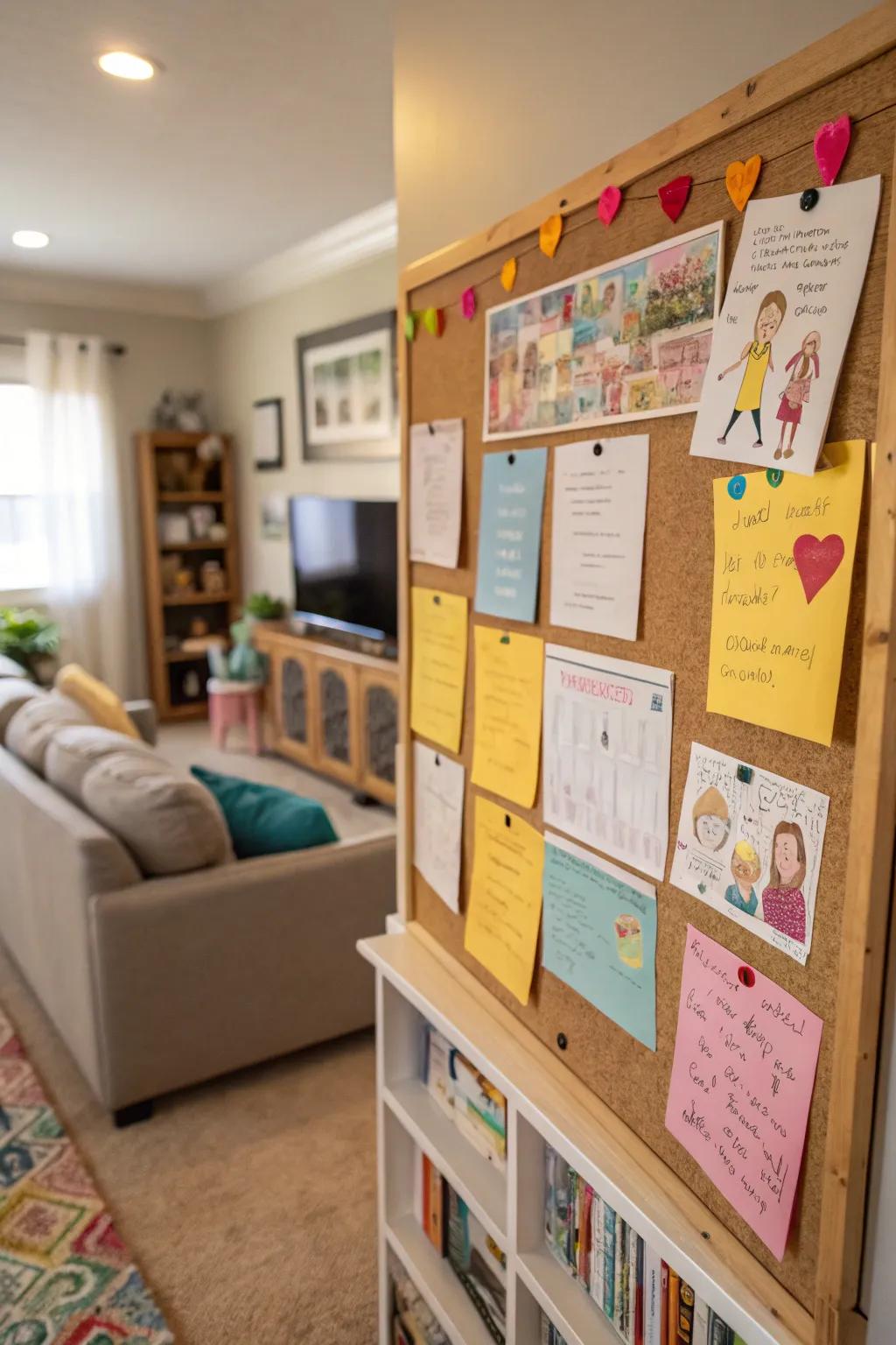 Improve your family ties through an attractive message area.