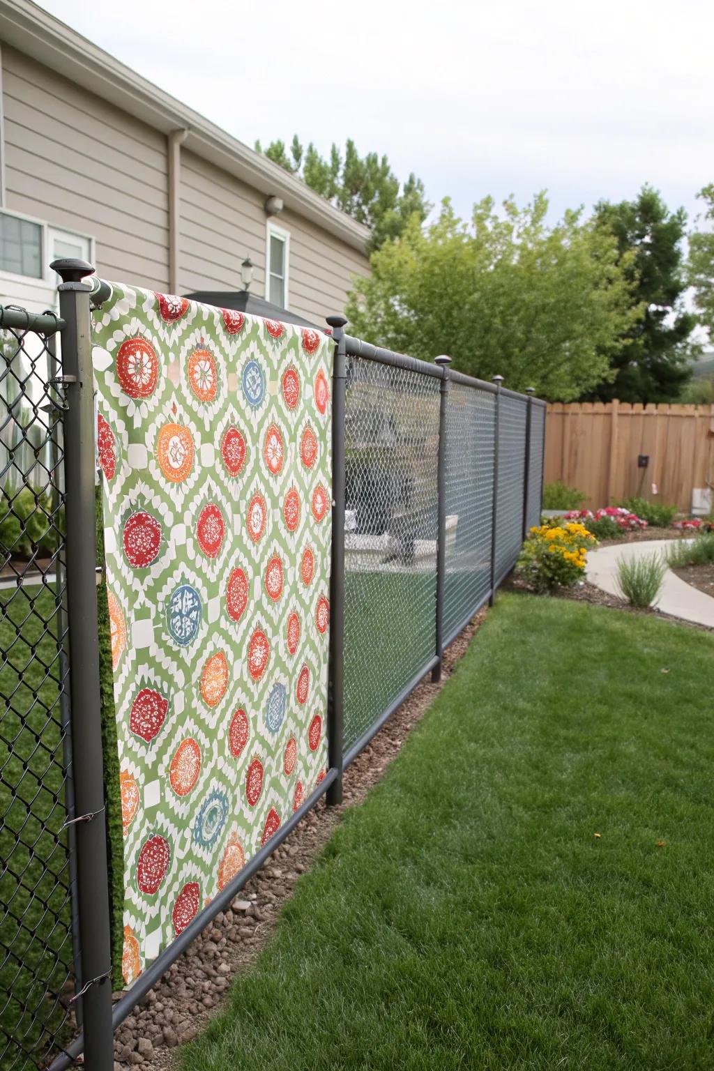 Fabric screens add a personalized and fashionable touch.