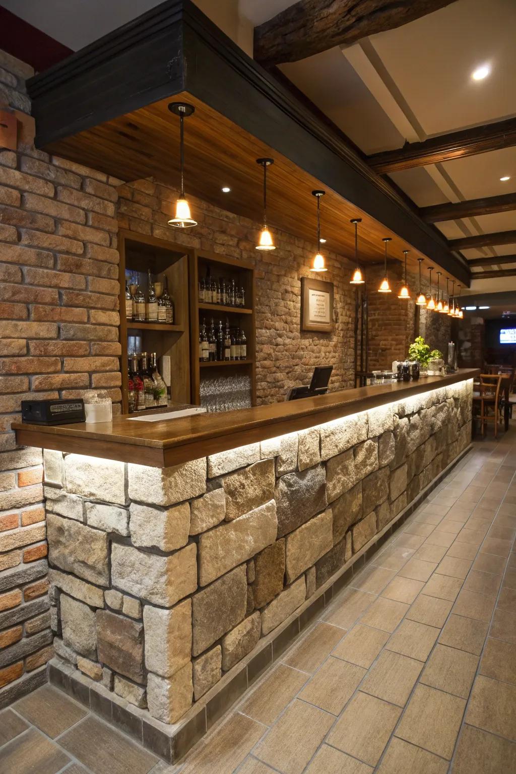 Stone or brick styles deliver a timeless, homespun appearance.