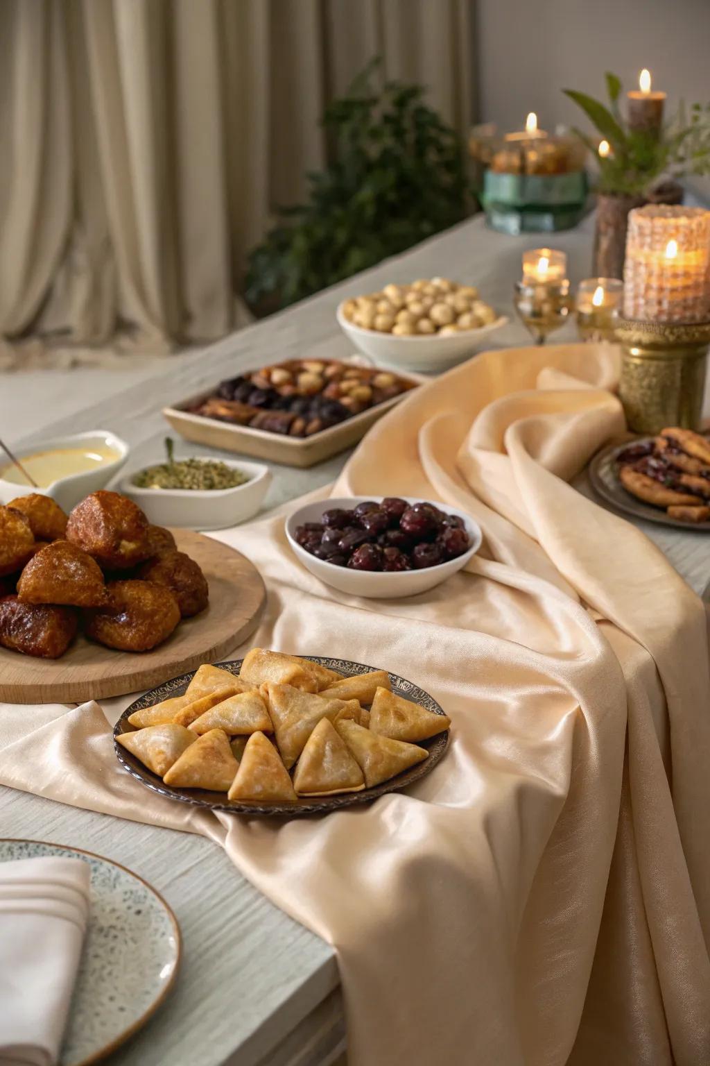 Varied textures in fabrics for a comfortable environment