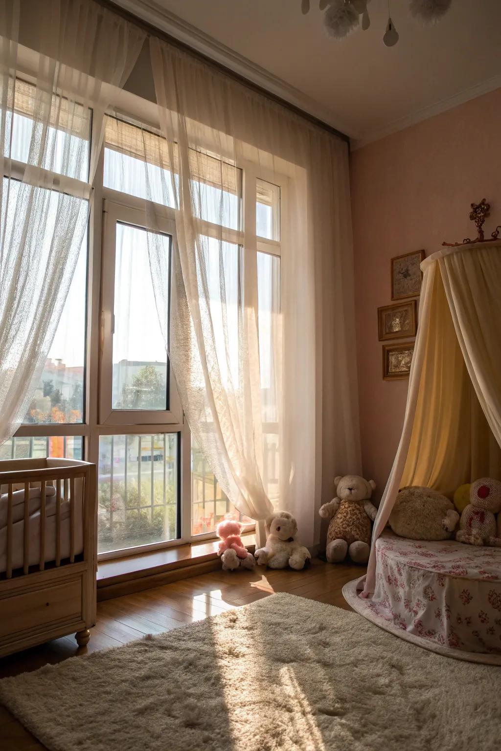 Natural light enhances the ambiance.