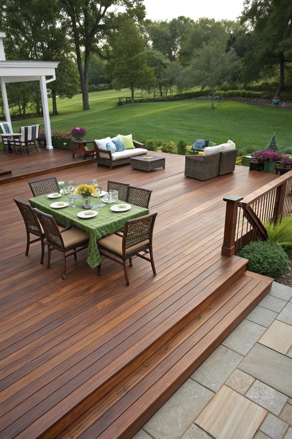 Make tailored areas for every occasion.