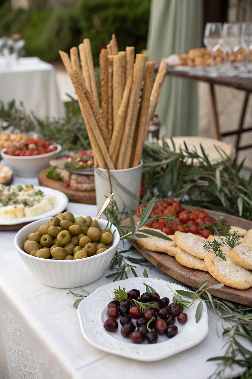 Italian cuisine elements enhance authenticity.