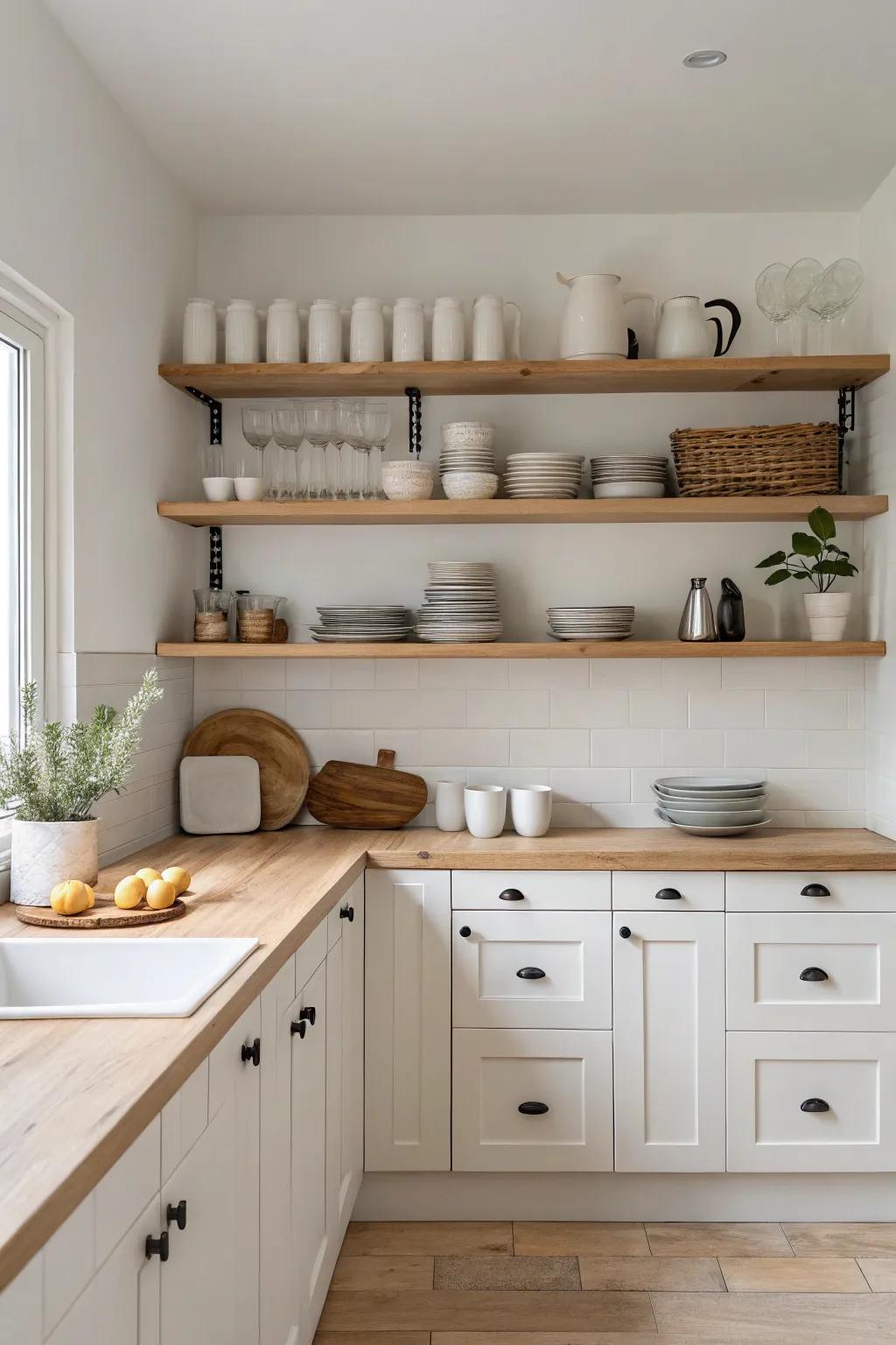 A streamlined approach with clean lines can create a serene and functional kitchen environment.