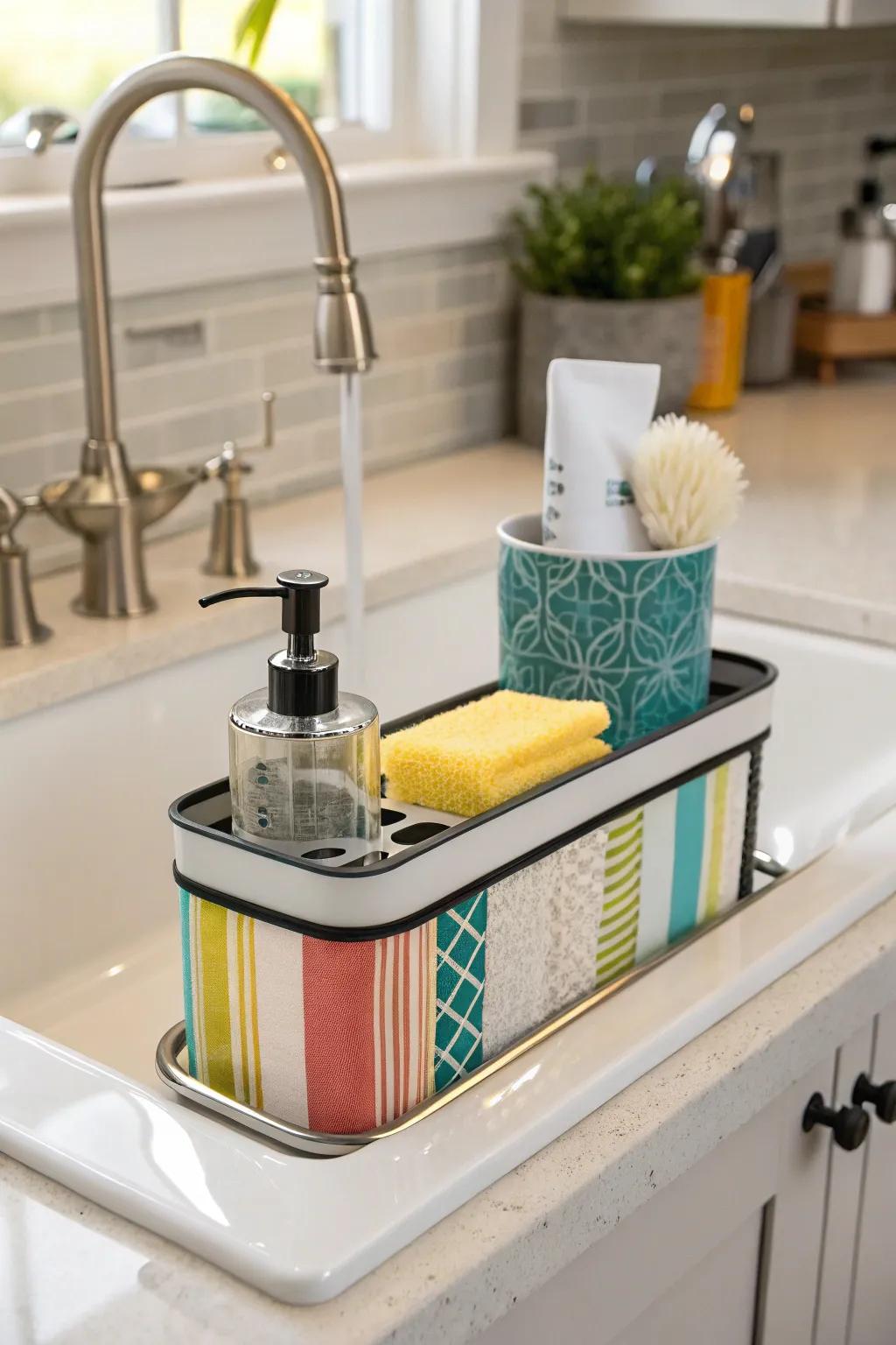 Add elegance to your sink area with a statement station.