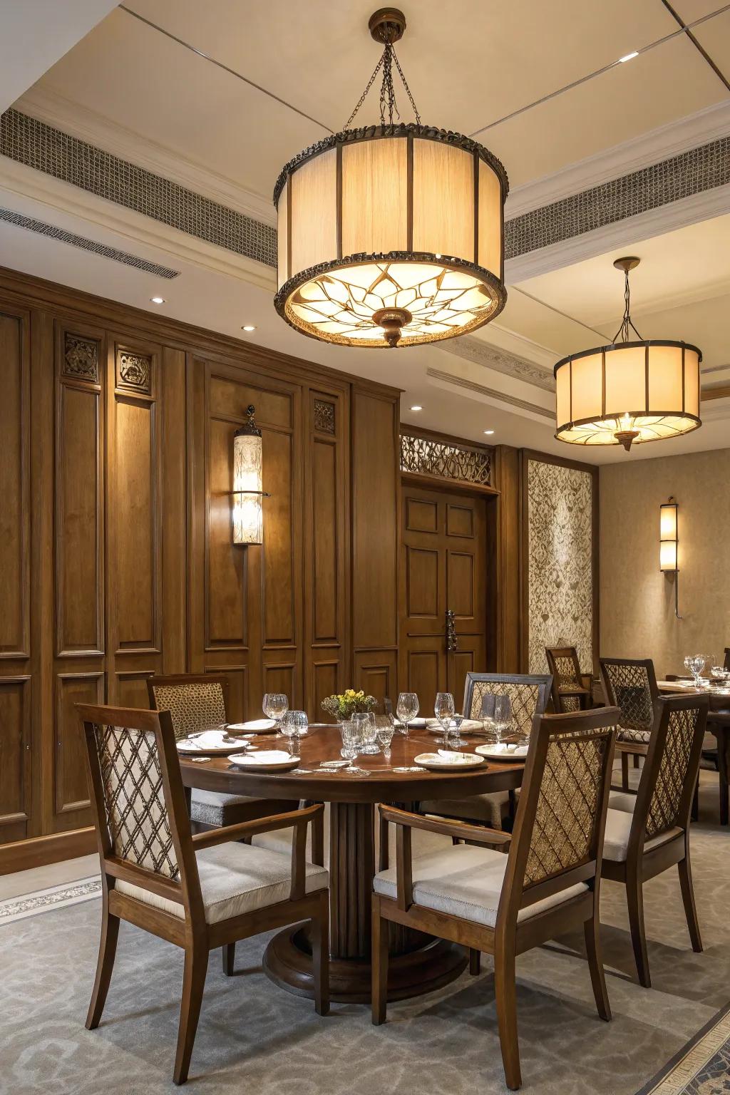 A fusion of modern and timeless components cultivates a harmonious design.