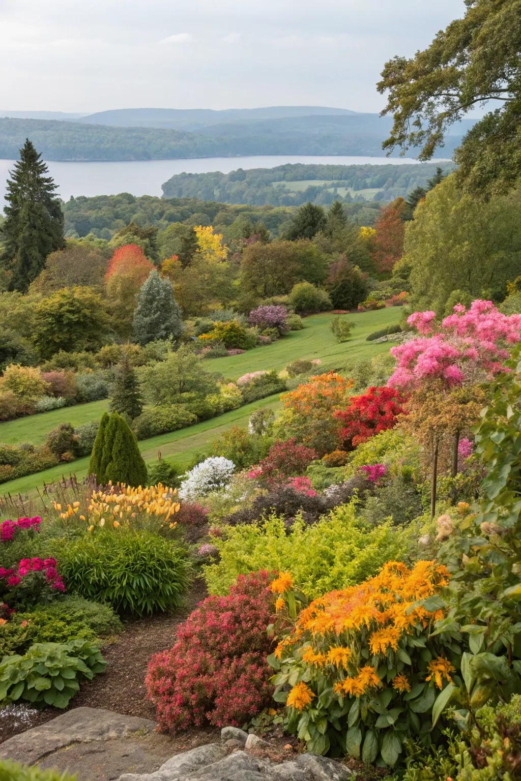 Year-round beauty with plants of seasonal interest.