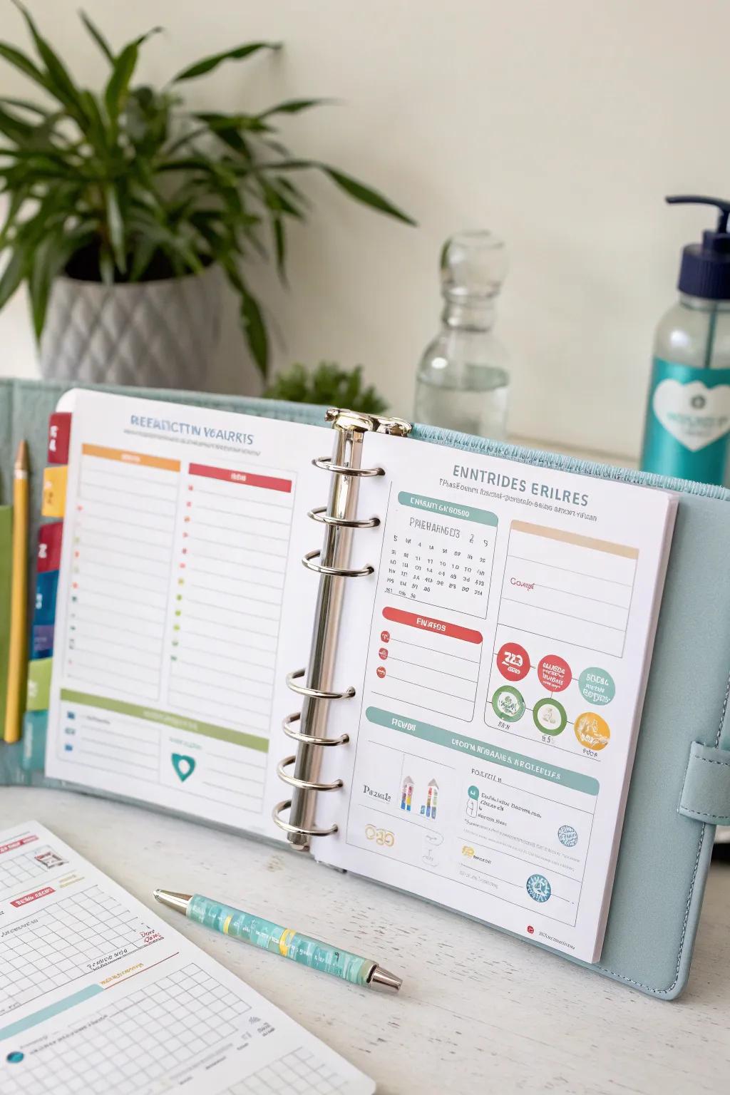 A fitness and health segment to observe your physical activity and dietary objectives.