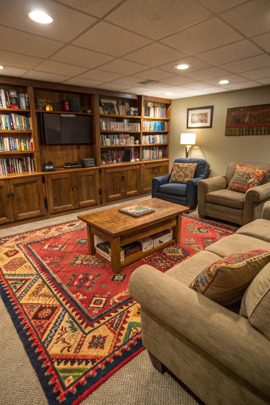 Rugs introduce individuality and warmth to your area.