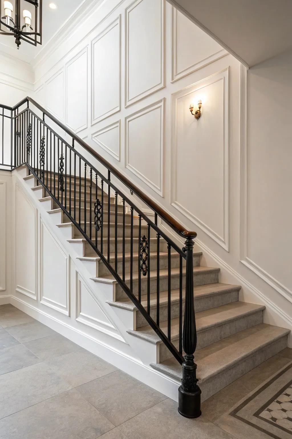 Establish contrast through striking hue options.