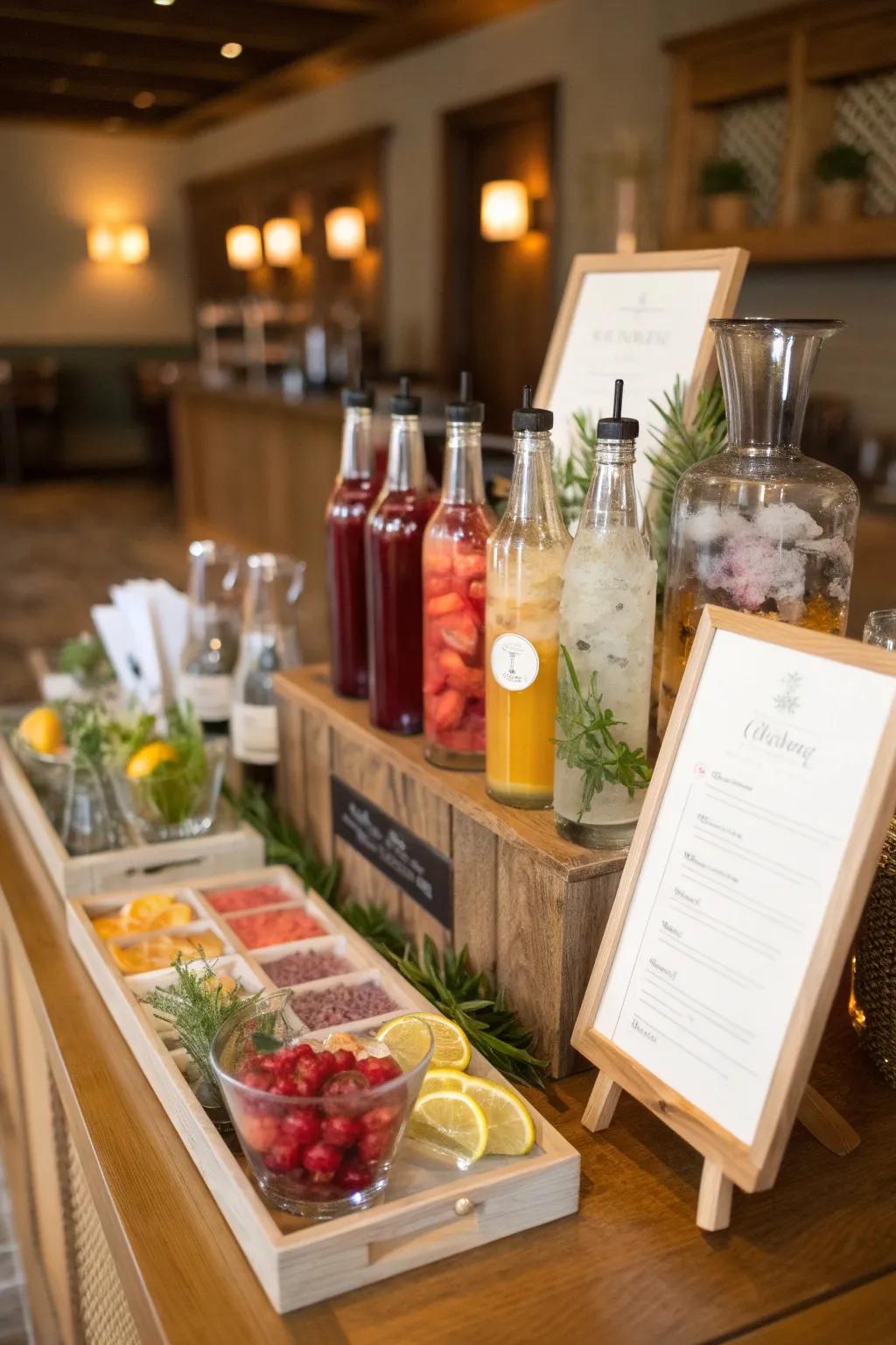 Empower attendees to craft their ultimate cocktail creation.