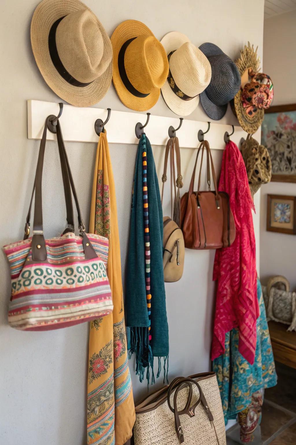 Fasteners turn accessories into a visual feature.