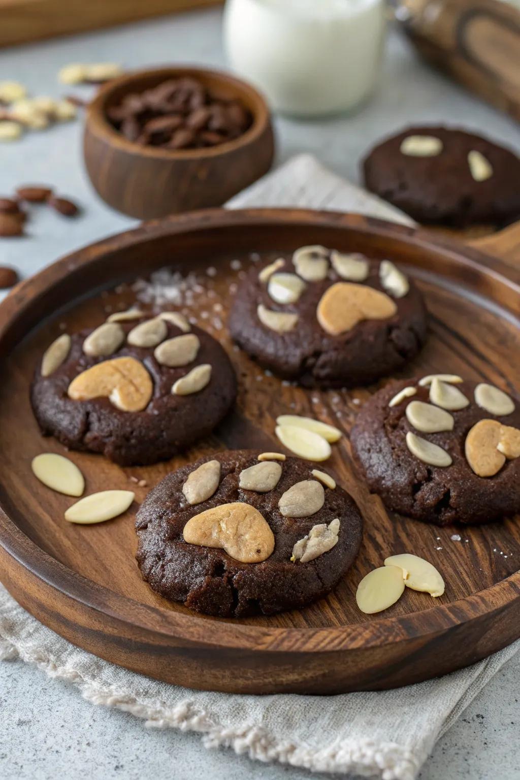 Bear paw cookies capturing the spirit of the wild.