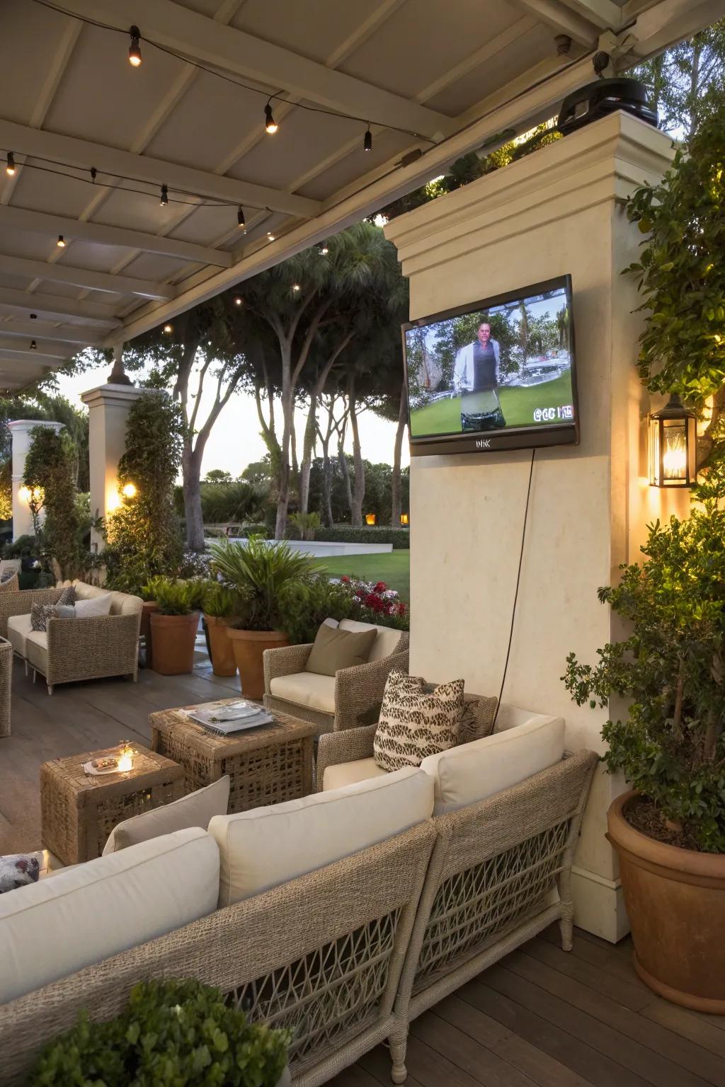 A refined layout creates a seamless link between inside and outside living spaces.