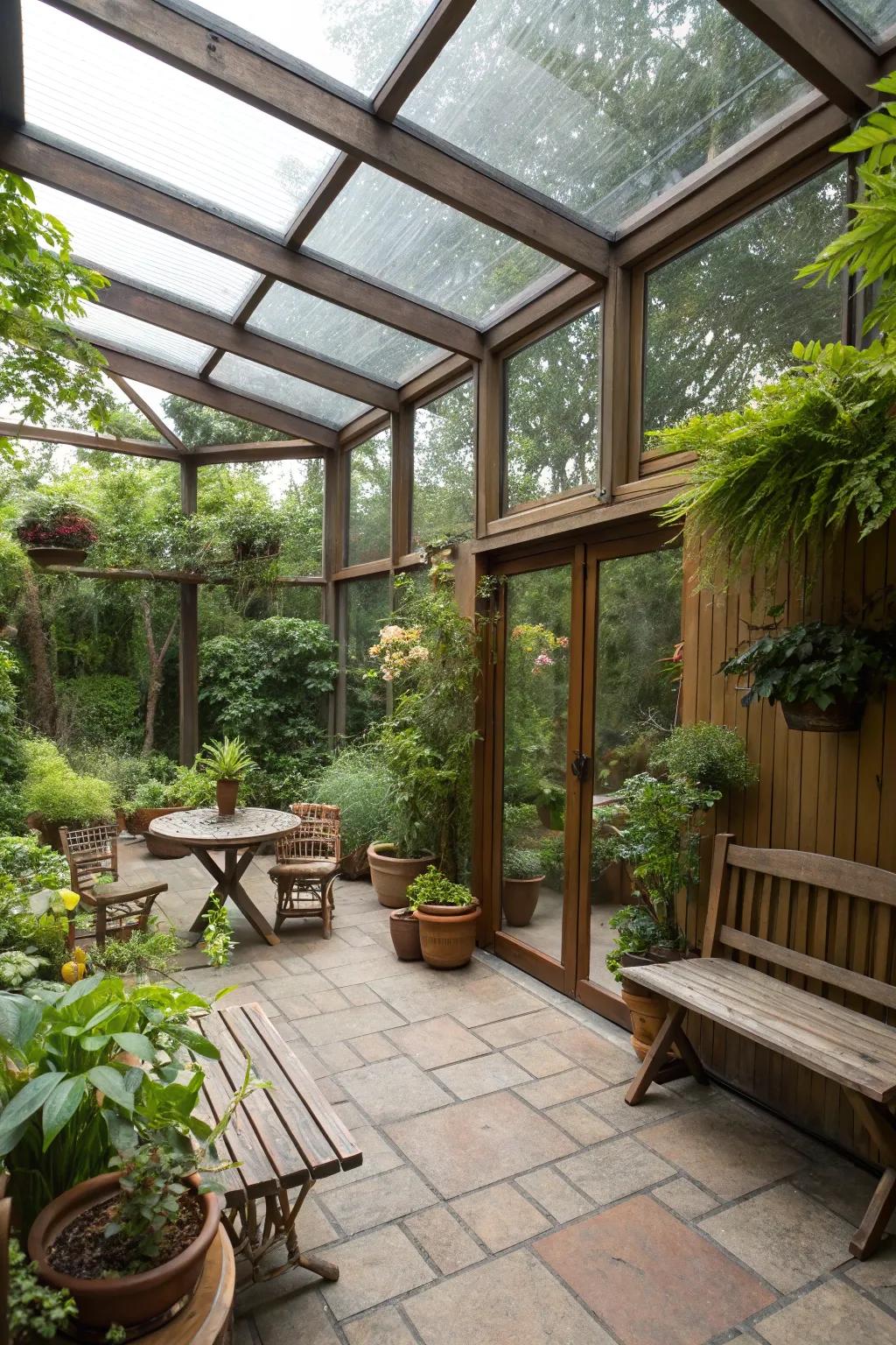 Bring the beauty of the outdoors into your patio.