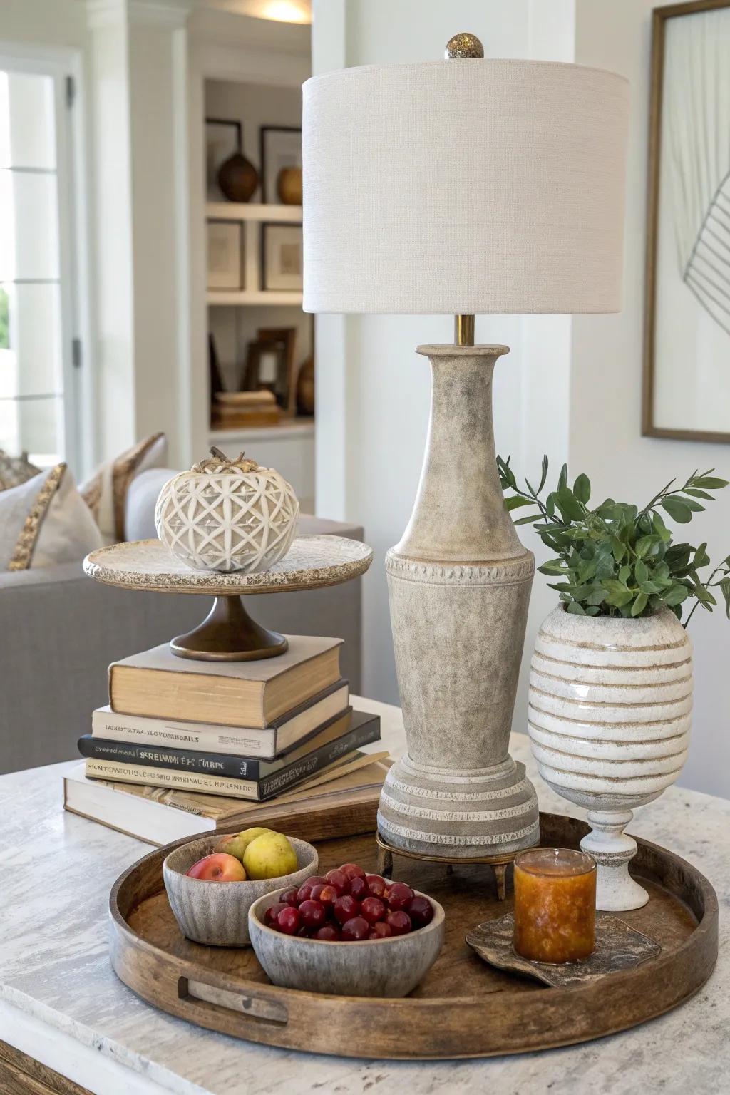 Layering adds dimension and captivates in your product displays.