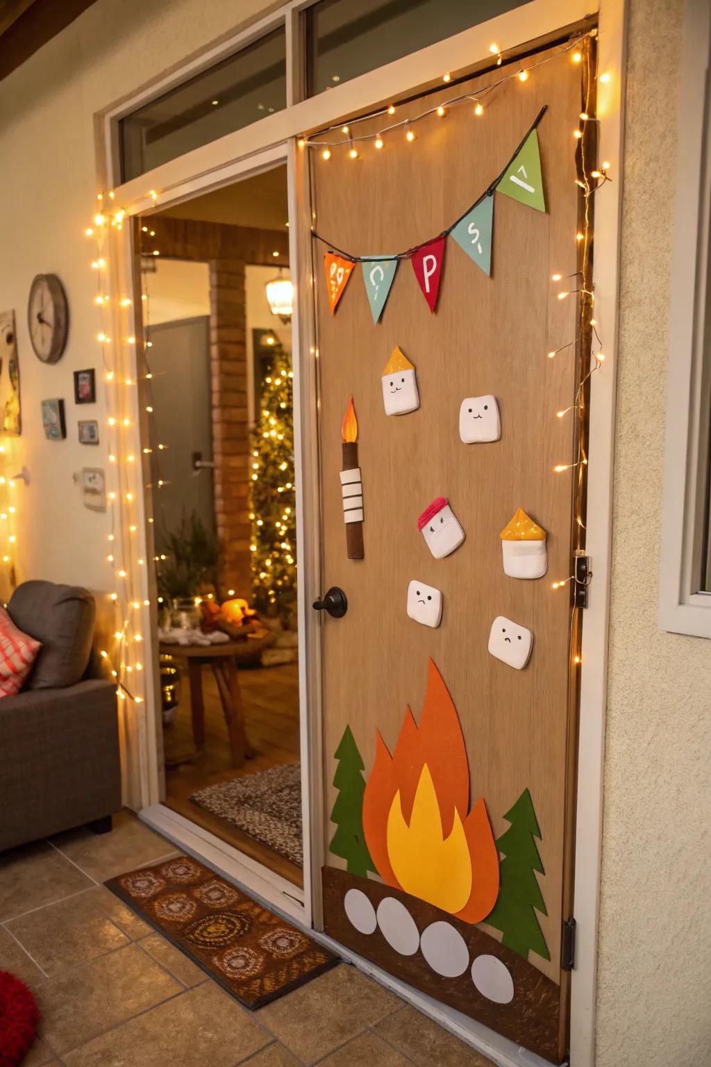 Warm campfire designs for cozy vibes.