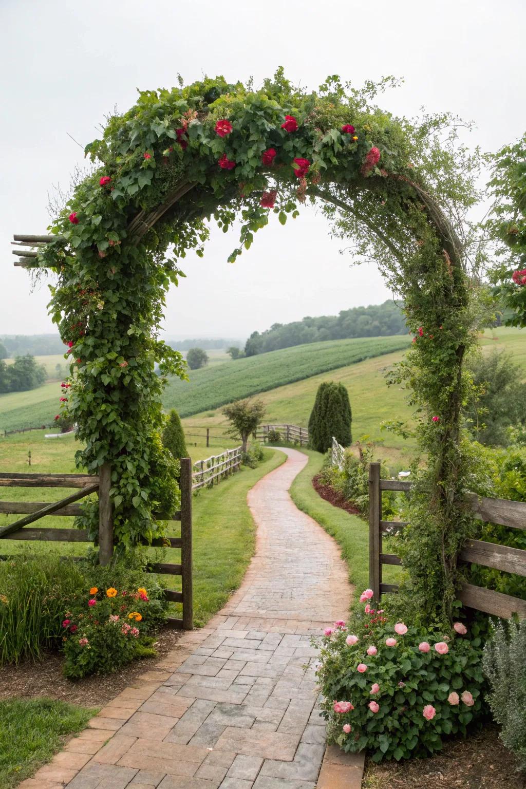 A garden gateway to paradise.