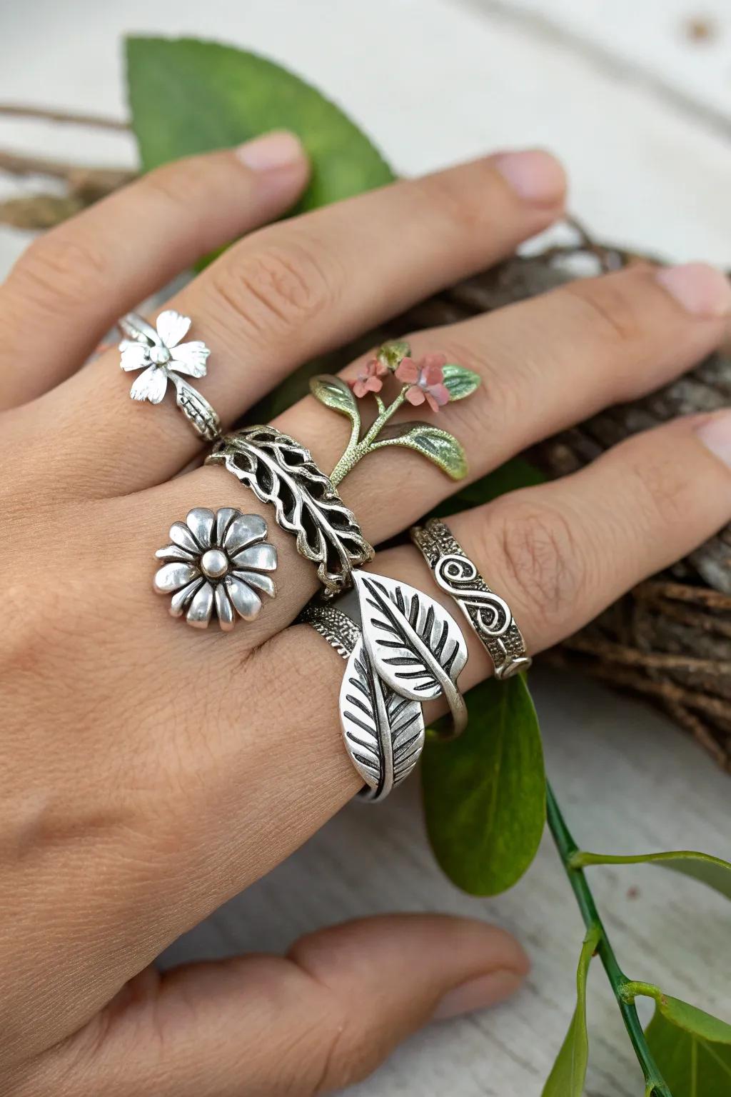 Nature Focused Ring Selection