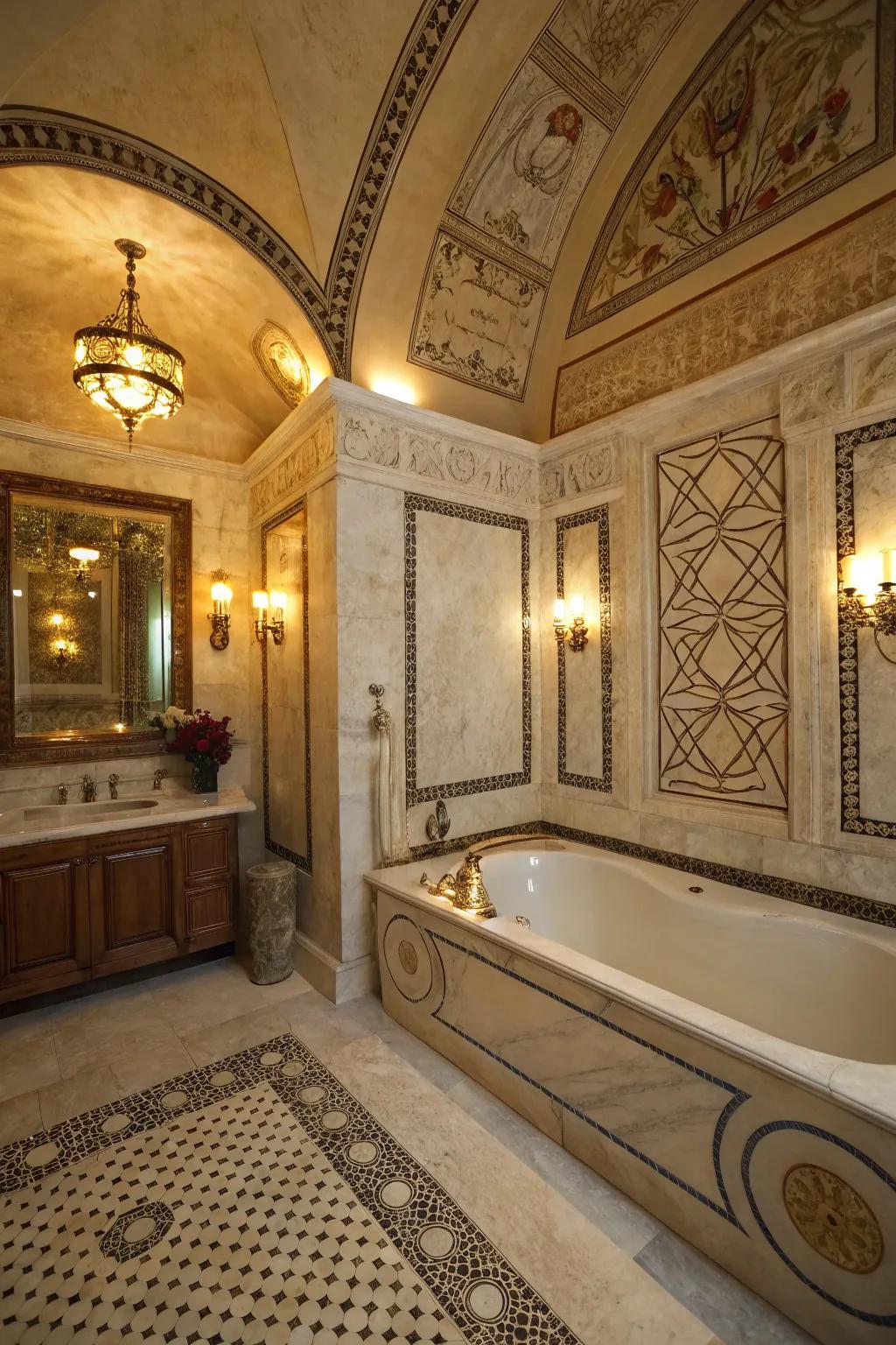 Soft lighting creates a welcoming ambiance.