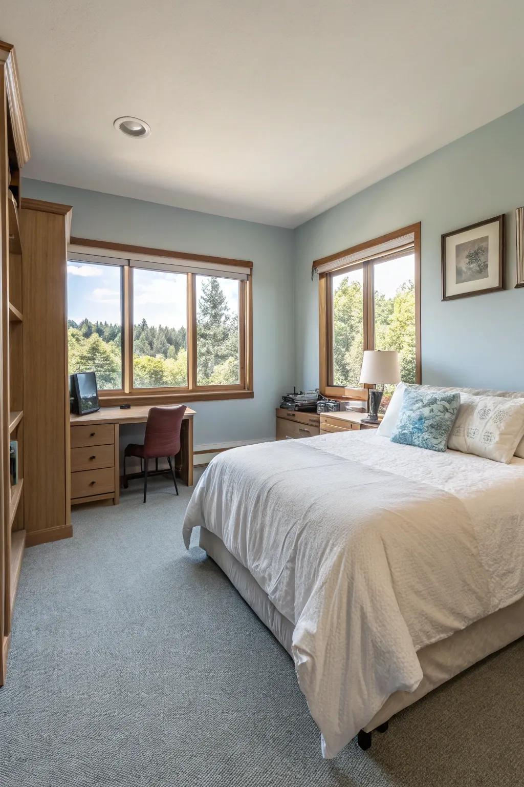 A roomy layout supports relaxation and intimacy.