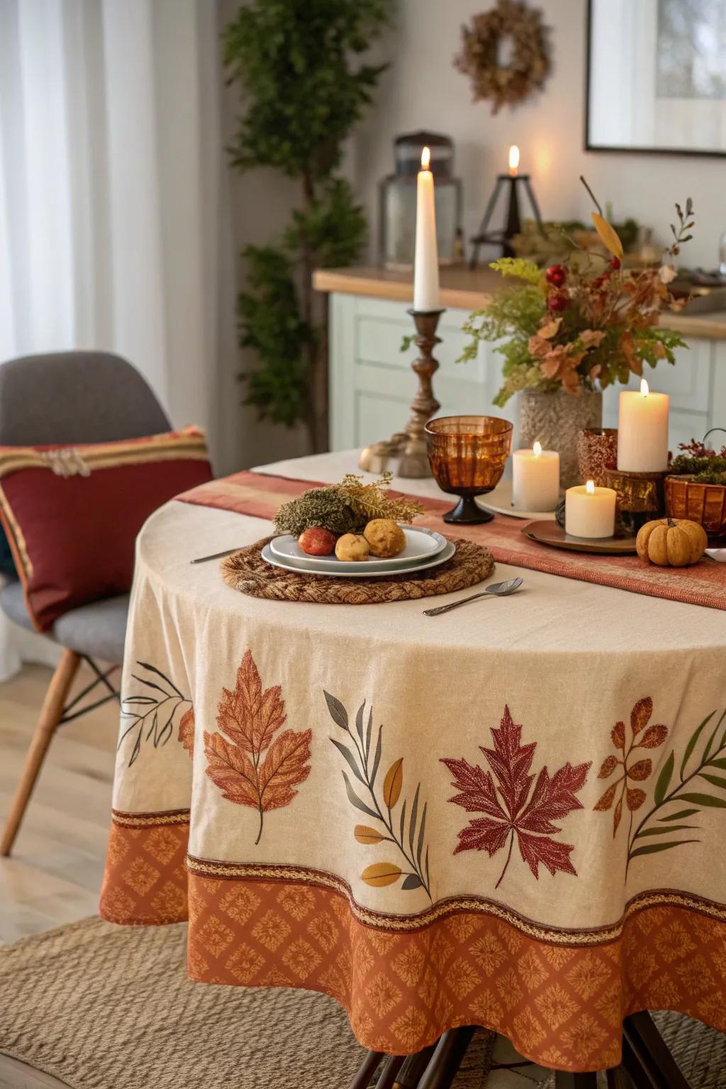 Seasonal colors keep your table decor fresh and timely.